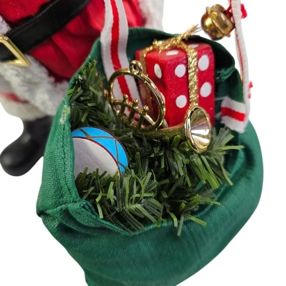 Possible Dreams Clothtique Santa Claus Full Pack Toys‎ Christmas Decor Vtg READ